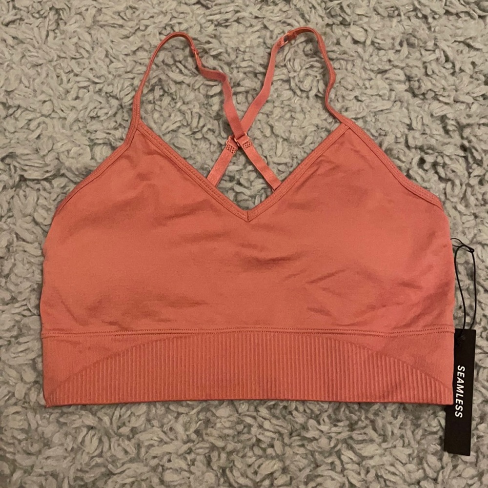 Forever 21 mauve sports bra